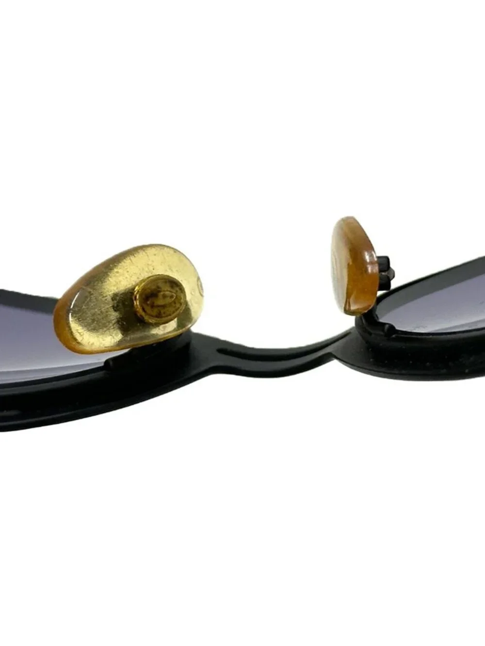 Chanel Sunglasses CC Logo Black Oval Eyewear